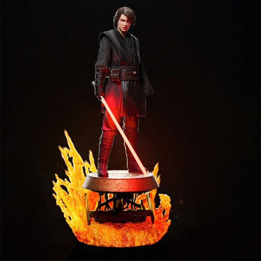3D Print Anakin Skywalker Garage Kit Figure Model Kit Unpainted Unassembled GK