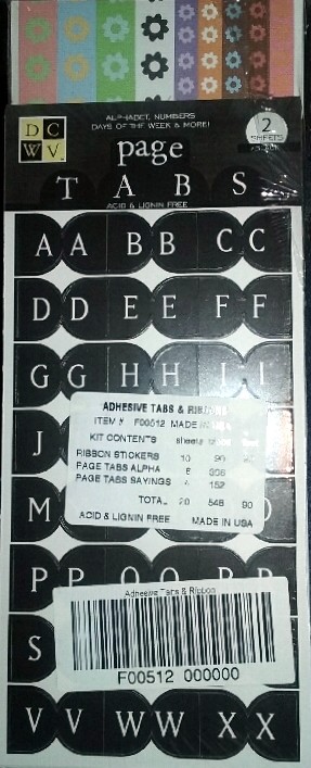 DCWV Super Lot Adhesive Tabs & Ribbons Acid Free Lignin Free-image