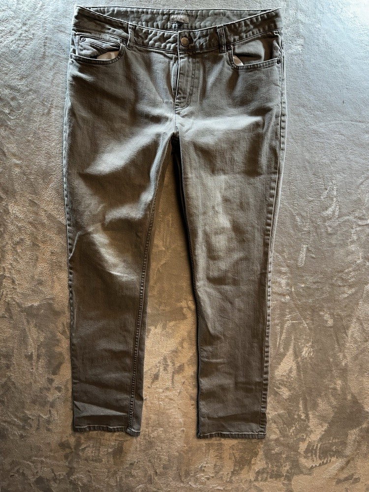 J.Jill Slim Leg Denim Jean Speckled Stretch Jeans Pants Size 10