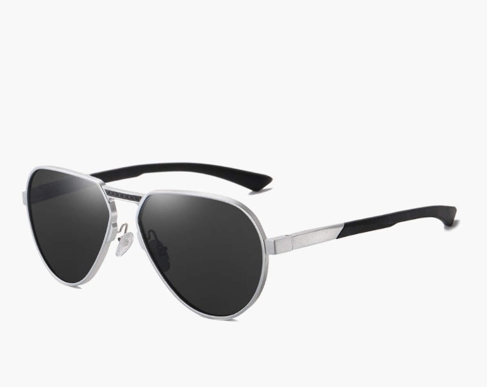 Polarized Sunglasses for Men and Women, Aluminum-Magnesium Alloy Frame, Large Me