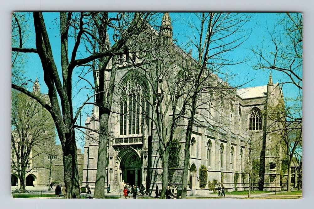Princeton, NJ-New Jersey, University Chapel Gothic Architecture Vintage Postcard