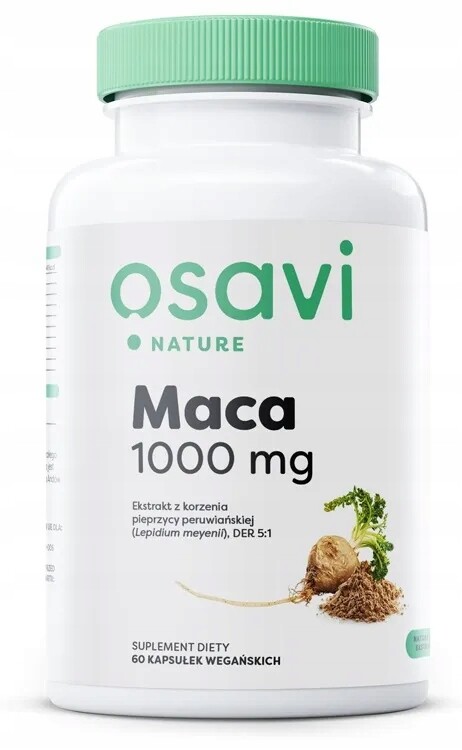 MACA Extract (5:1) 1000mg 60 Caps LIBIDO VITALITY