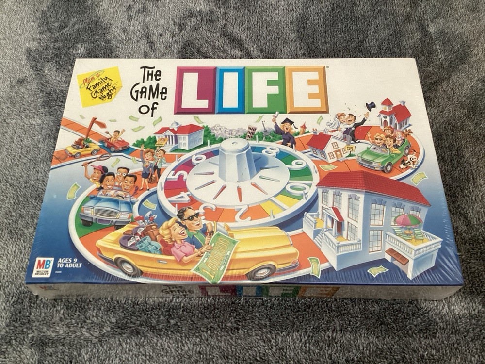 Game of Life 2002 Milton Bradley Complete Board Game Vintage NEW Factory Sealed