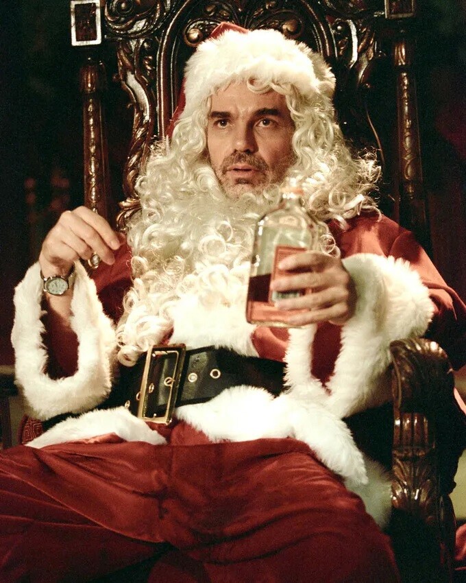 A Billy Bob Thornton Bad Santa 8x10 PHOTO PRINT