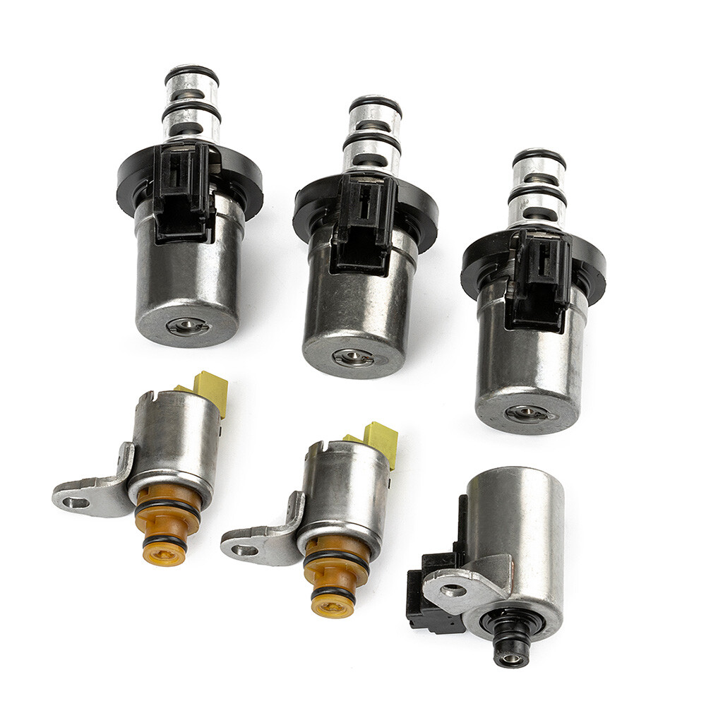Set of 6 Tested 4F27E Transmission Shift Solenoid Complete Kit For Ford Mazda US