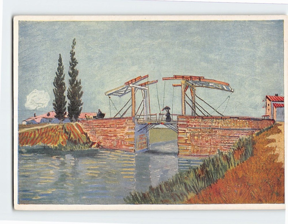 Postcard The Bridge Painting by Vincent van Gogh