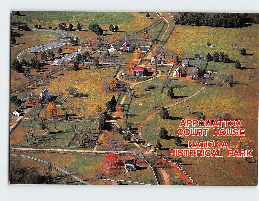 Postcard Appomattox Court House National Historical Park Appomattox Virginia USA