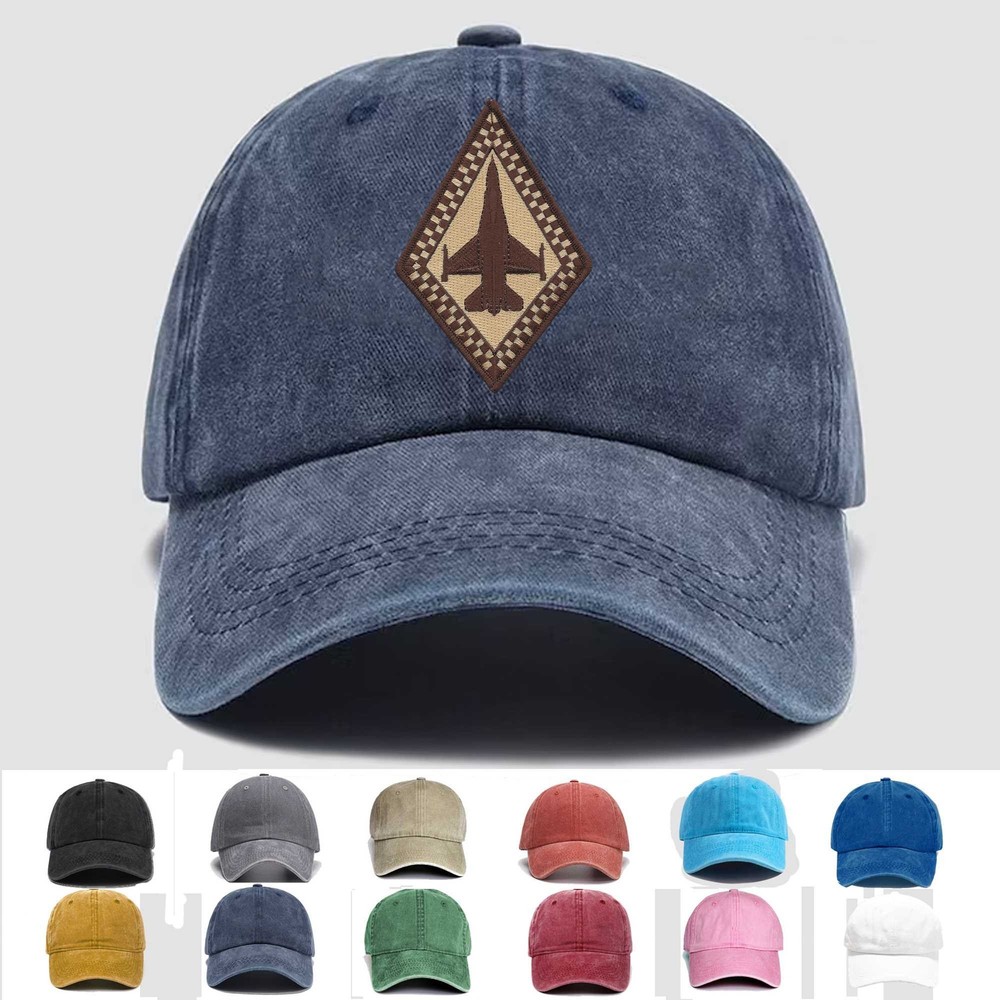 Custom Embroidered Hat 93rd Fighter Squadron Desert Diamond, Veteran Cap, Gift