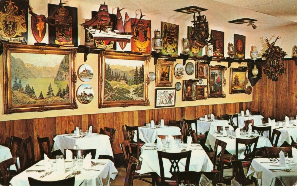 Old Europe Restaurant & Rathskeller - Washington DC - Postcard