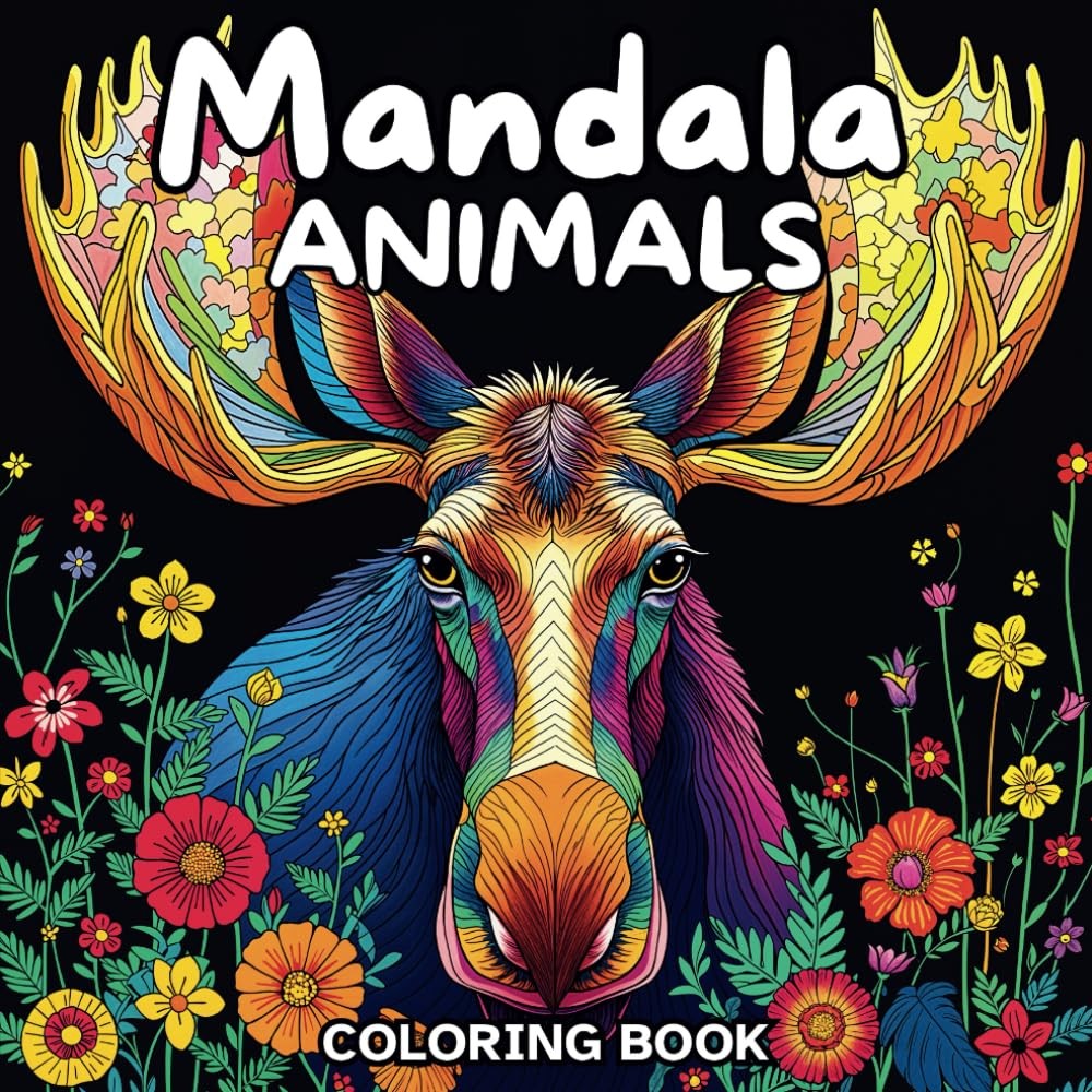 Mandala Animals: Coloring Book