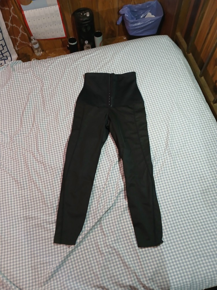 Women’s Small High-Waist Black Butt-Lifting Fat-Burning Hot Leggings