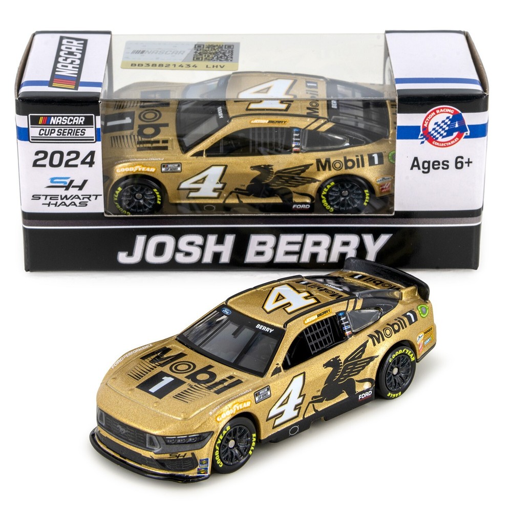 Josh Berry 50th Anniversary Mobil 1 Gold 1:64 Standard 2024 Diecast Car