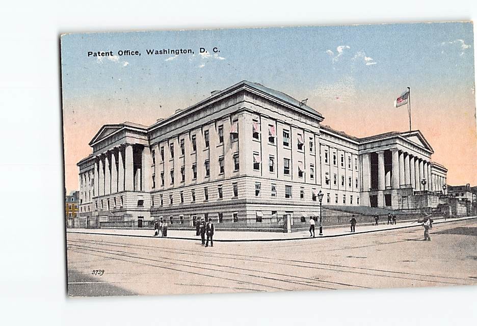 Postcard Patent Office Washington DC USA