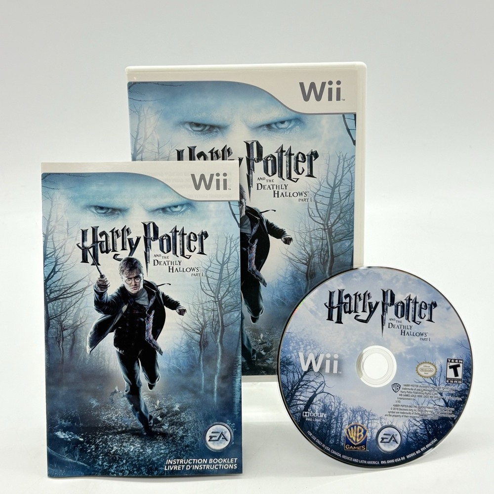 Harry Potter and the Deathly Hallows Part 1 Nintendo Wii Game Complete Tested