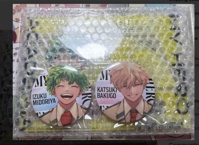 My Hero Academia Acrylic Stand & Can Badge Set JUMP GIGA 2024 Spring Applicants