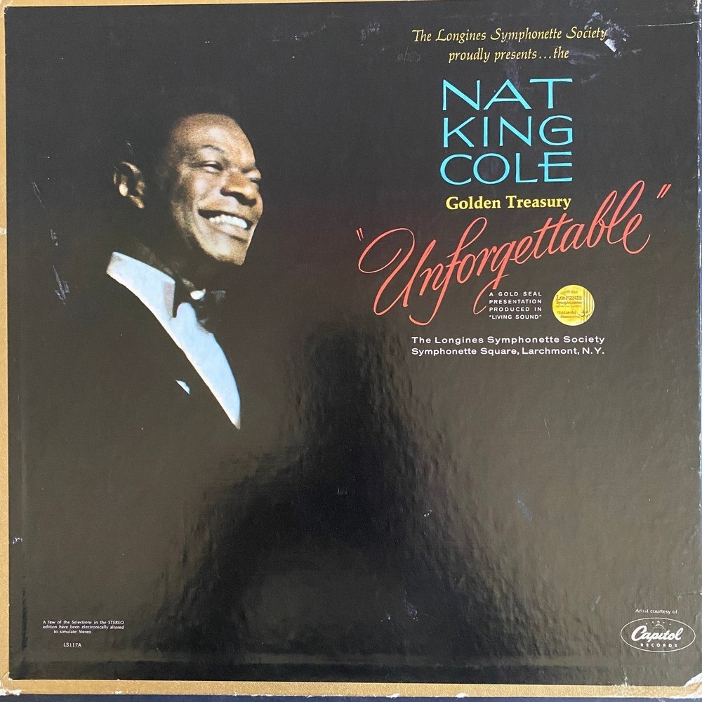 Nat King Cole – Unforgettable Golden Treasury LP Box Set Longines Stereo 33 RPM