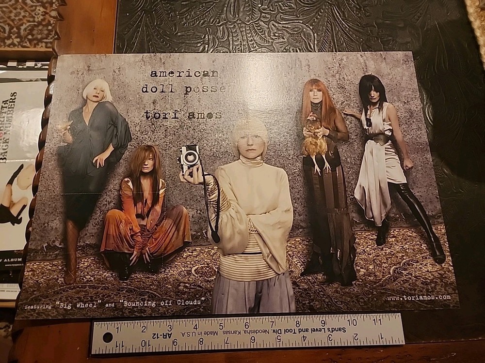 American Girl Posse Tori Amos 2 Sided CD/Album Release Promo Poster 11x17