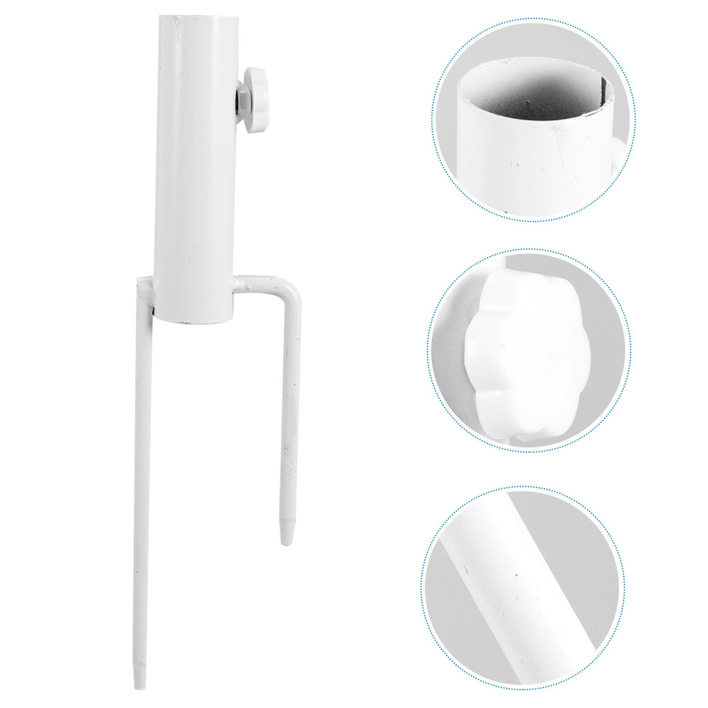 Rod Parasol Base Sand Spike Holder for Beach Umbrellas - Perfect for Travel and Outdoor Use