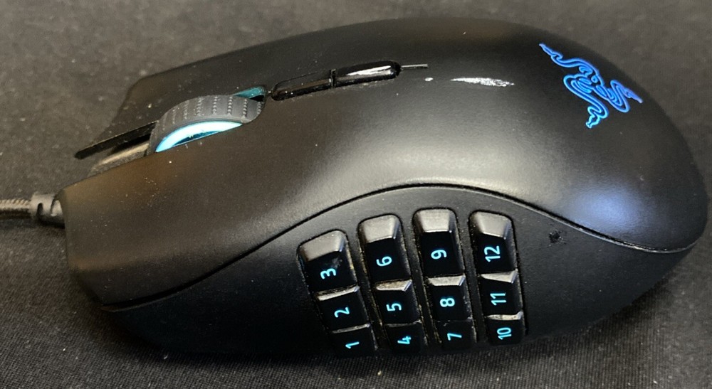 Razer Naga Trinity Wired Gaming Mouse with Customizable Interchangeable Side Plates