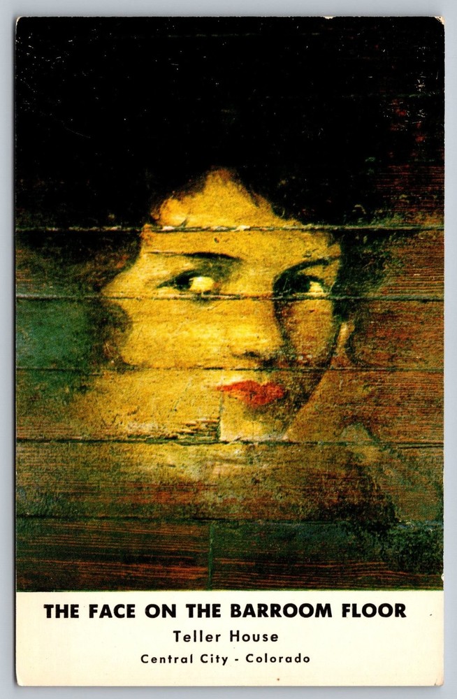 The Face on the Barroom Floor Teller House Central City Colorado Postcard