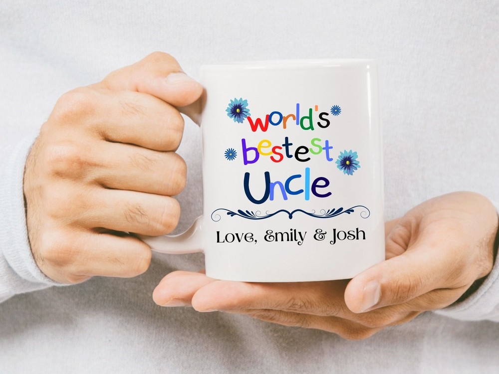 Custom World's Bestest Uncle Mug Custom Uncle Mug Gift Uncle Birthday Gift