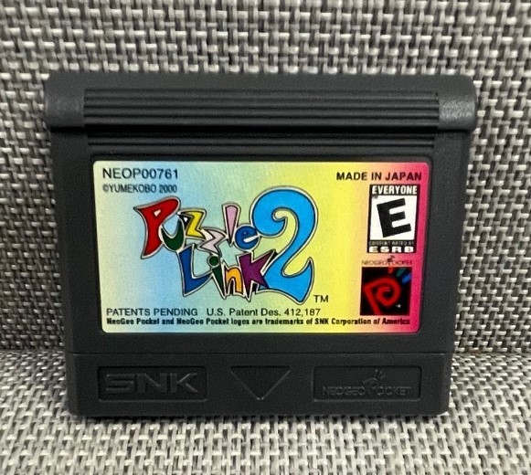Puzzle Link 2 Neo Geo Pocket Color Authentic! w/ Dust Cover! RARE USA Seller