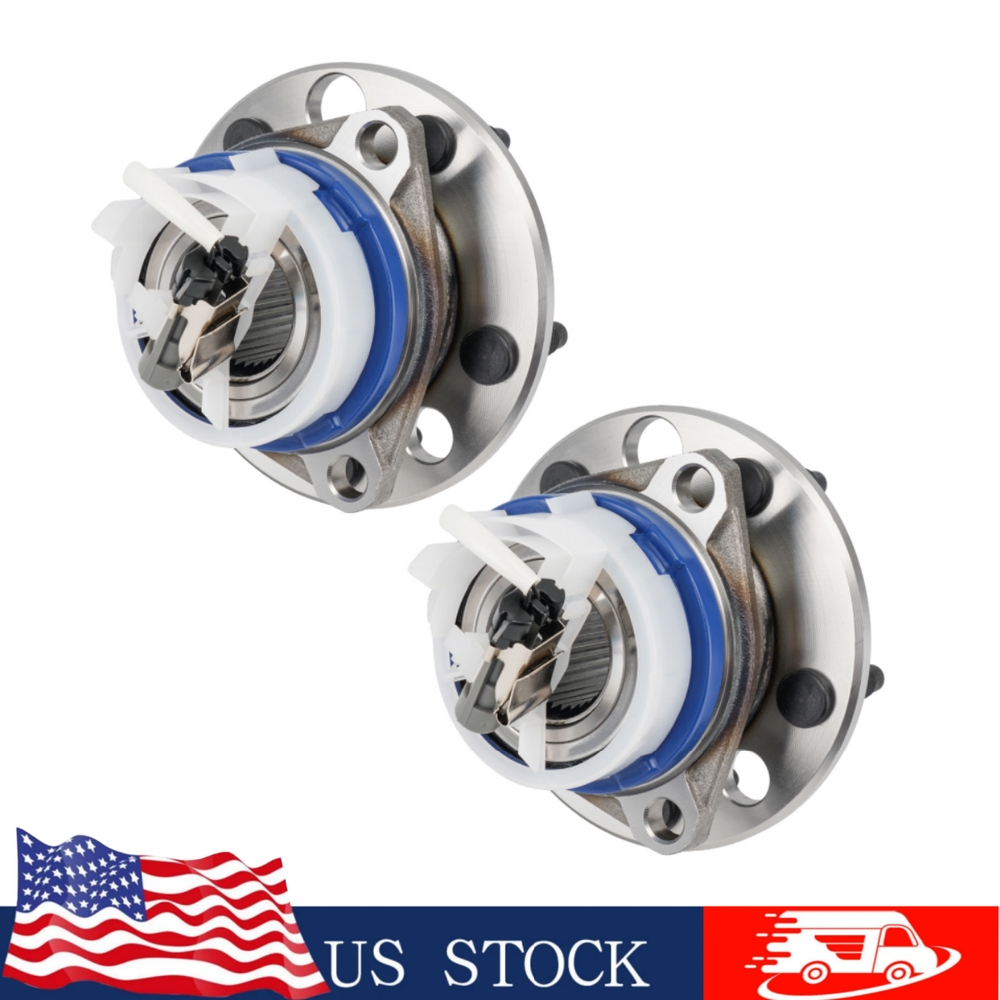 Pair Front Wheel Hub Bearing Assembly for Buick Century Riviera Cadillac Deville