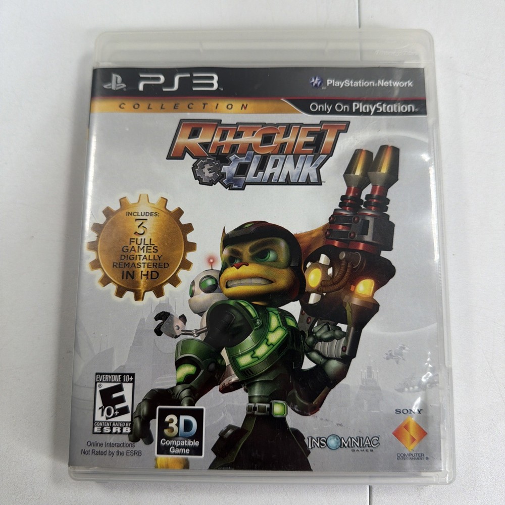 Ratchet & Clank Collection (Sony PlayStation 3, 2012) Complete w/Insert