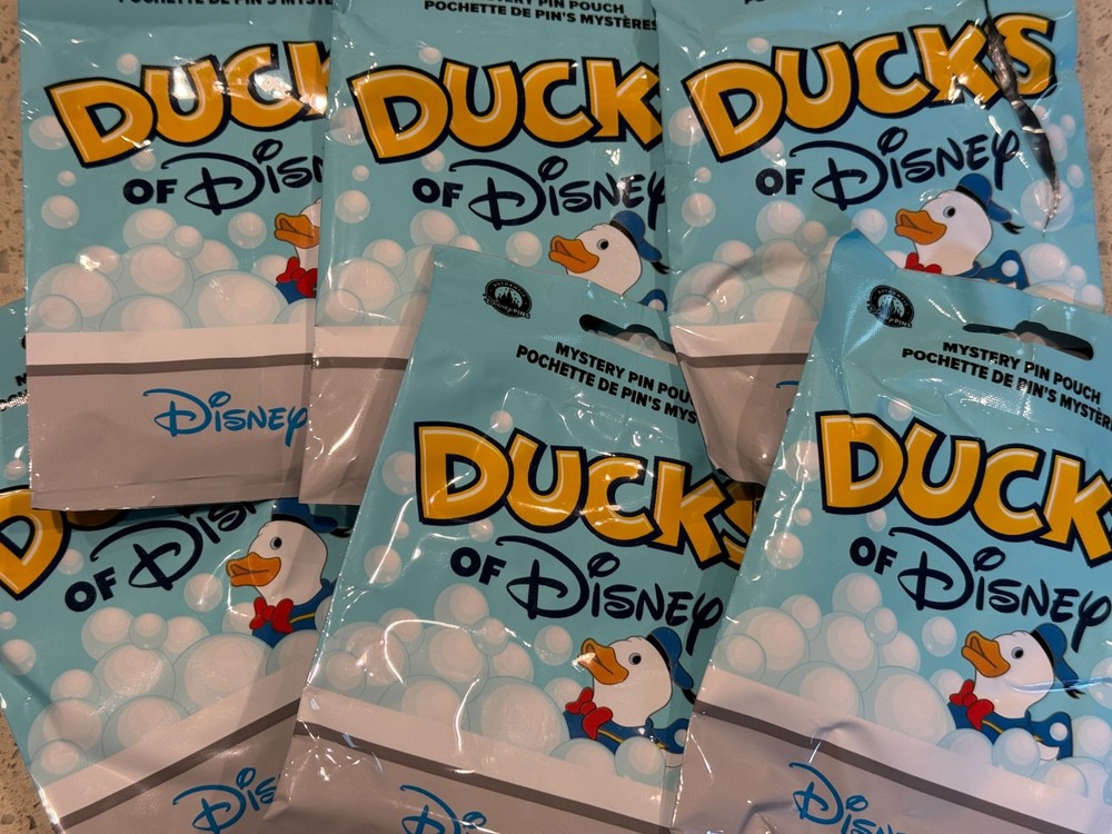 2025 Disney Parks Mystery Pins Ducks of Disney Choose Your Favorite Pin