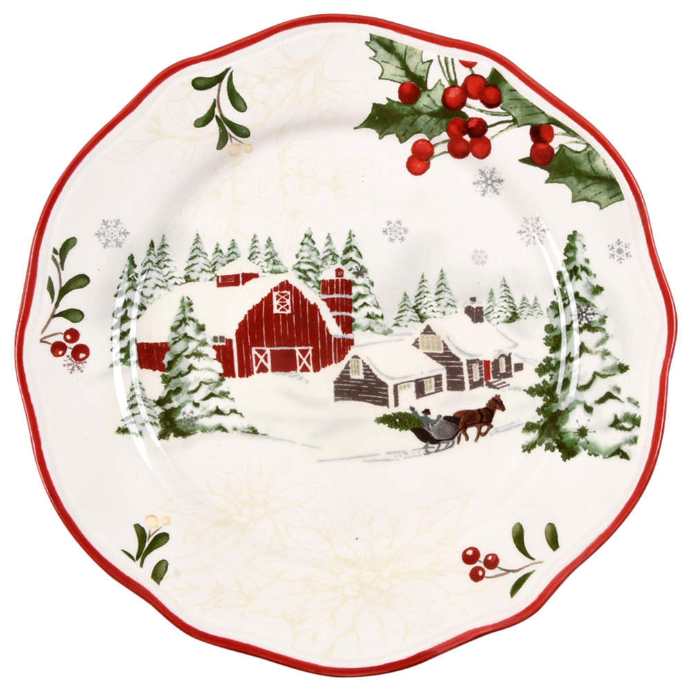 Better Homes and Gardens Winter Forest Salad Plate 10276783