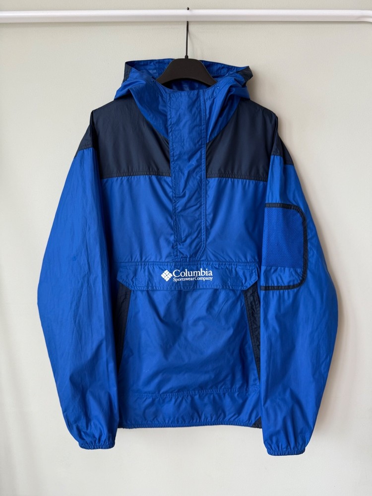 Columbia Men's Half Zip Anorak Windbreaker Outdoor Jacket