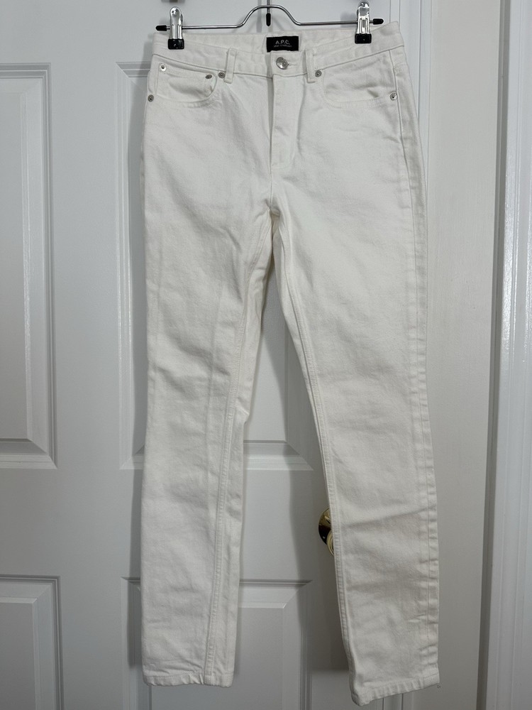 A.P.C. High Standard Jeans White Size 27