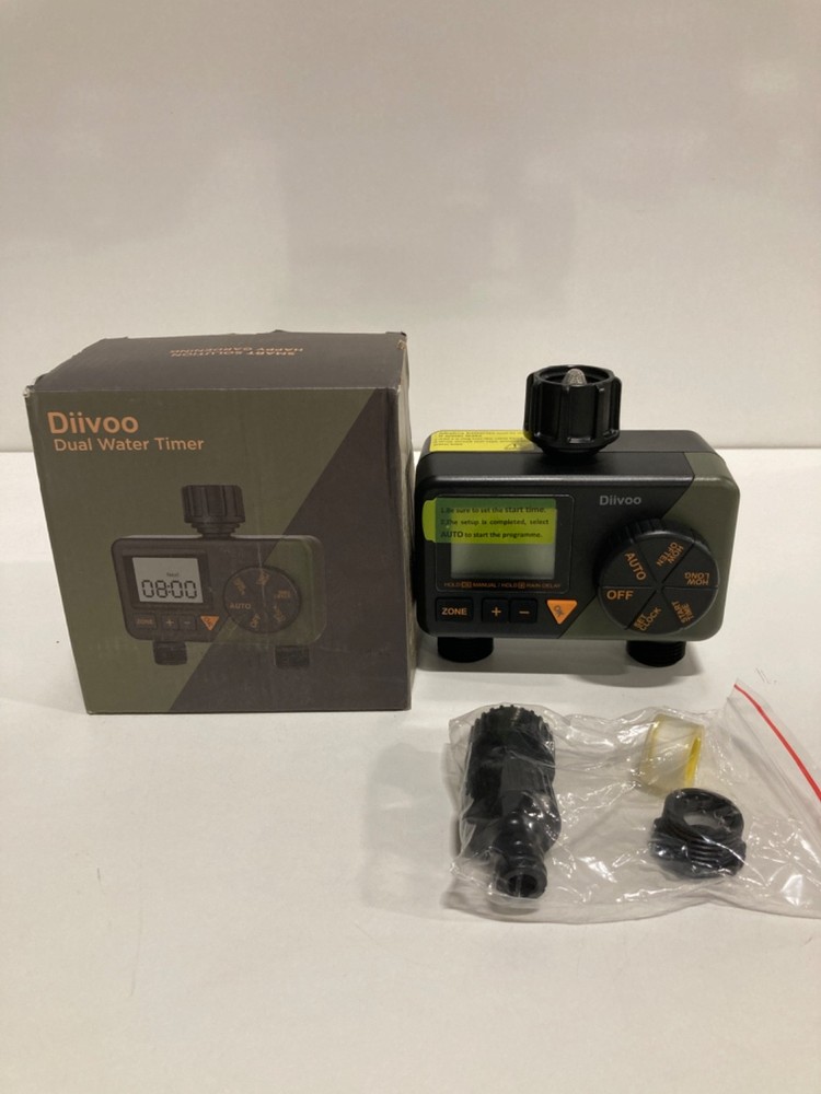 Diivoo dual water timer