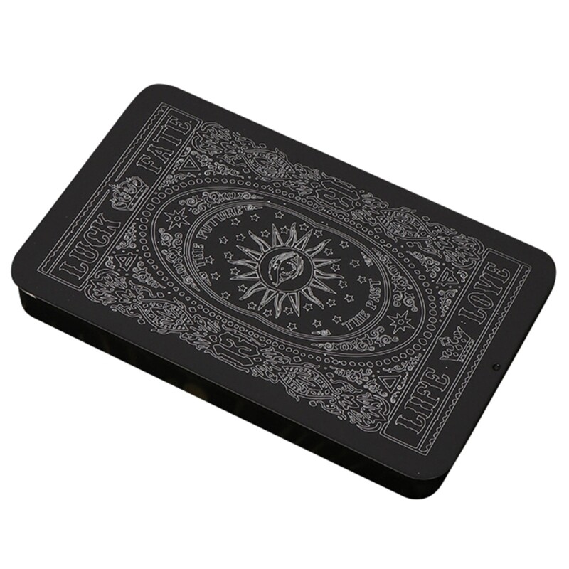 Tarot Card Storage Box Organizer for Jewelry Coins Playing Cards and Candy