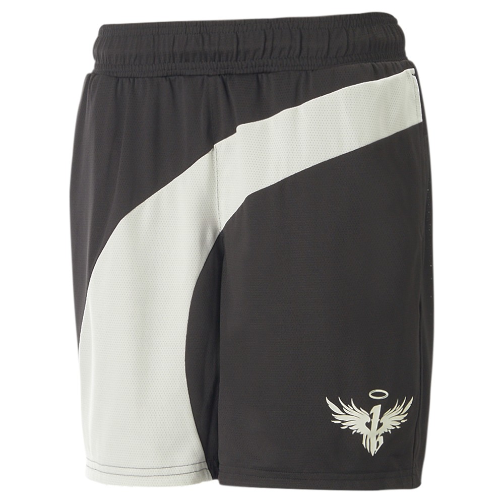 PUMA  X Melo Flare Shorts Mens Black Casual Athletic Bottoms 62172301