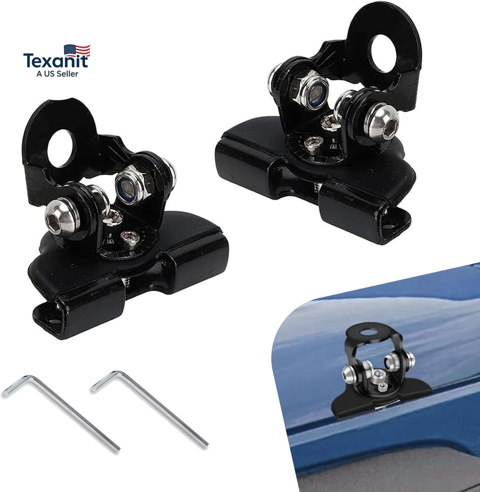 2 PCS LED Light Bar Mounting Brackets, Wide-Angle Adjustable LED Work Light Moun