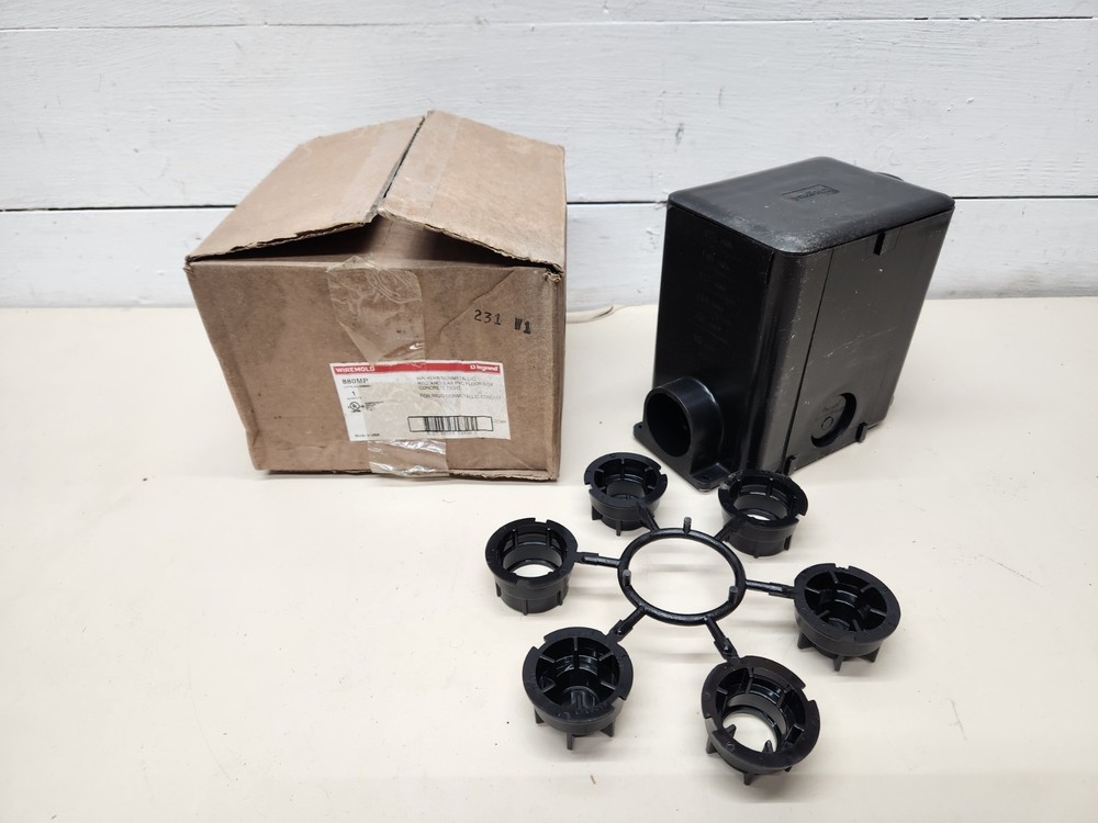 Wiremold Legrand Walker 880MP NonMetallic PVC Rectangular Floor Box ~ NEW