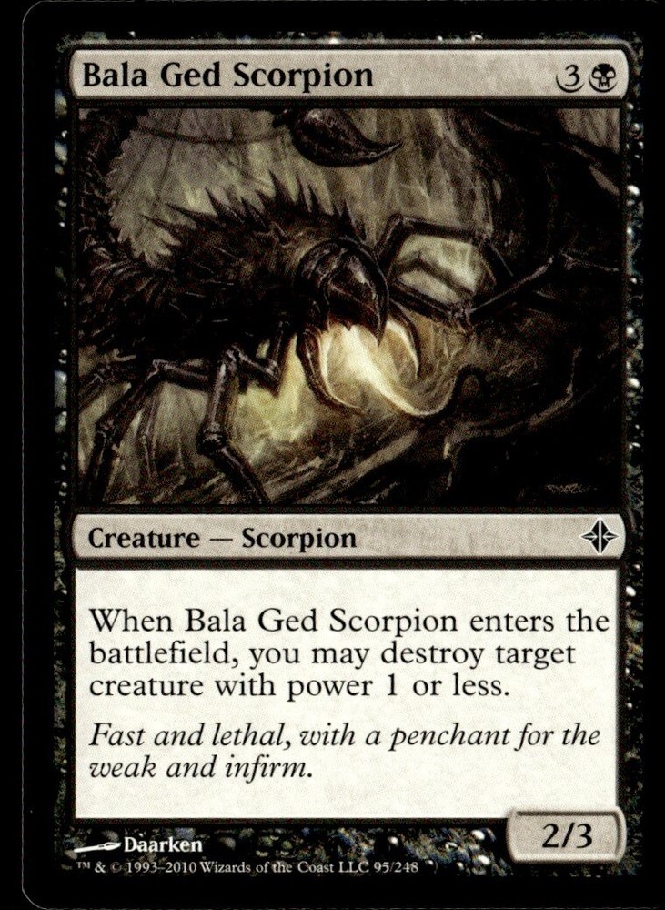 2019 Mystery Booster Bala Ged Scorpion Masters/Common #568