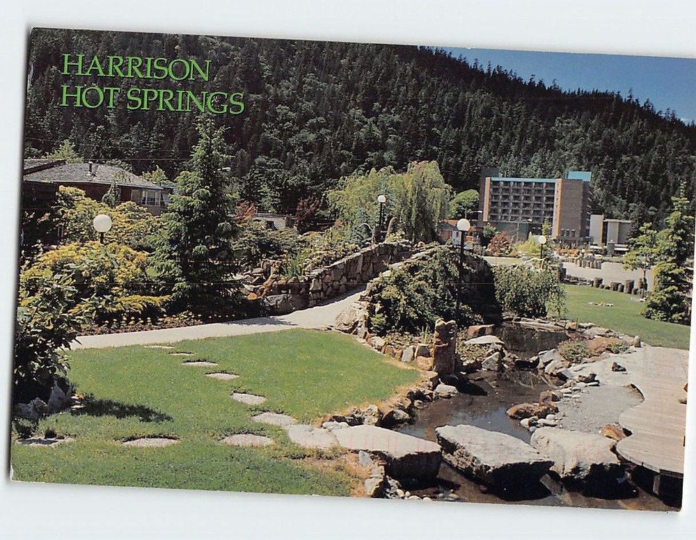 Postcard Harrison Hot Springs British Columbia Canada