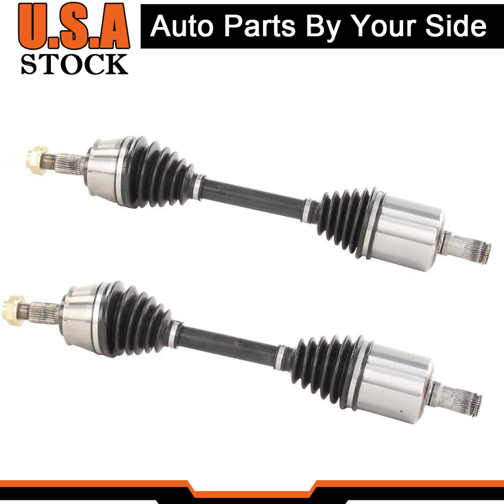 TrakMotive Front Pair Left Right CV Axle Shaft Joint For Jeep Cherokee 2014-2017