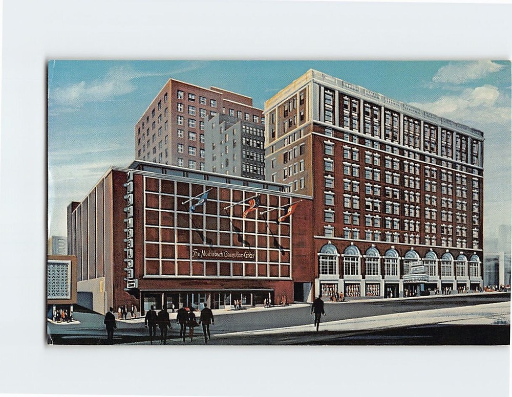 Postcard The Muehlebach Convention Center Kansas City Missouri USA