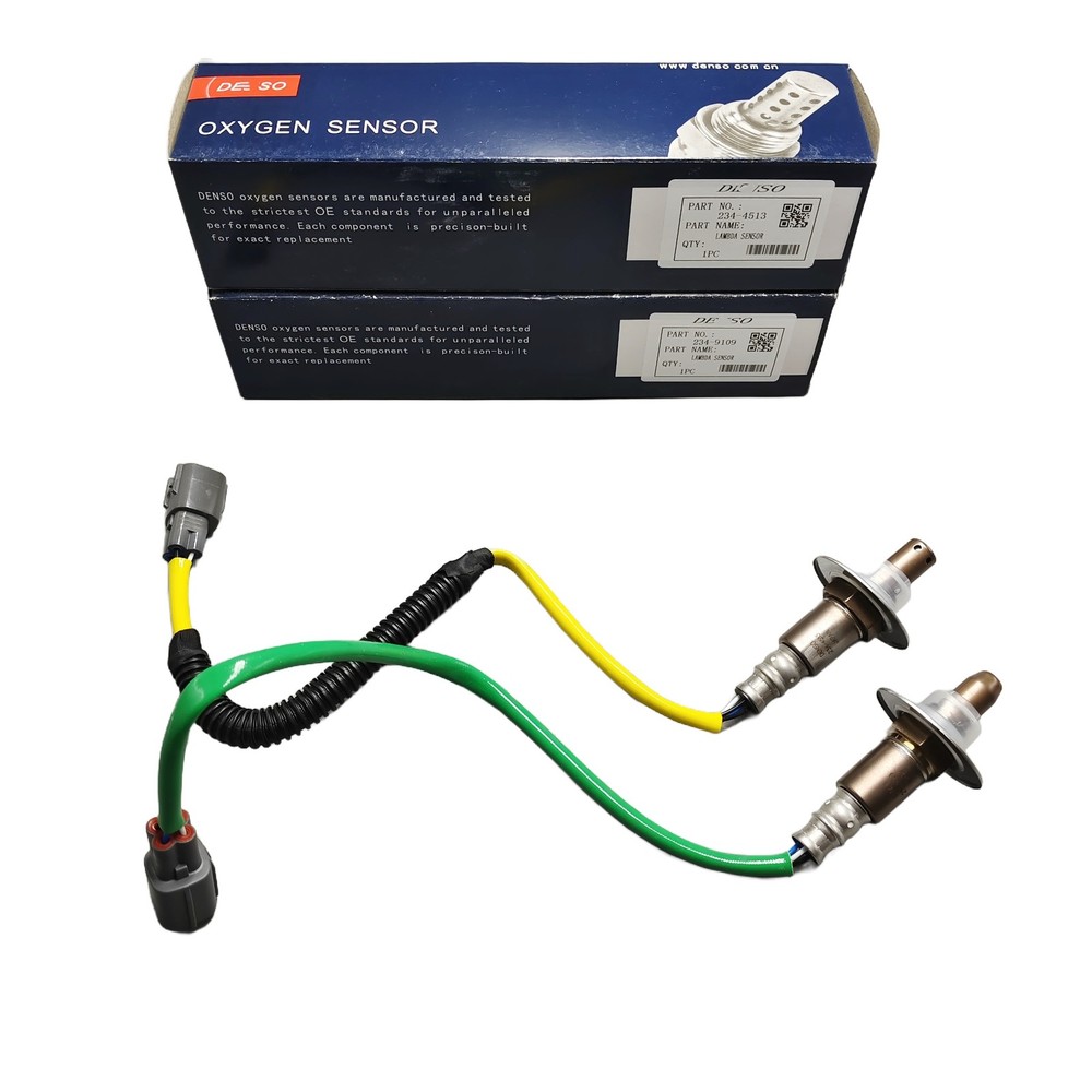 2x DENSO Up+Down Oxygen O2 Sensor For Subaru Forester Impreza 2.0L 2.5L H4