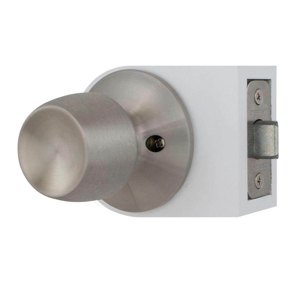 Defiant Brandywine Stainless Steel Passage Hall/Closet Door Knobset