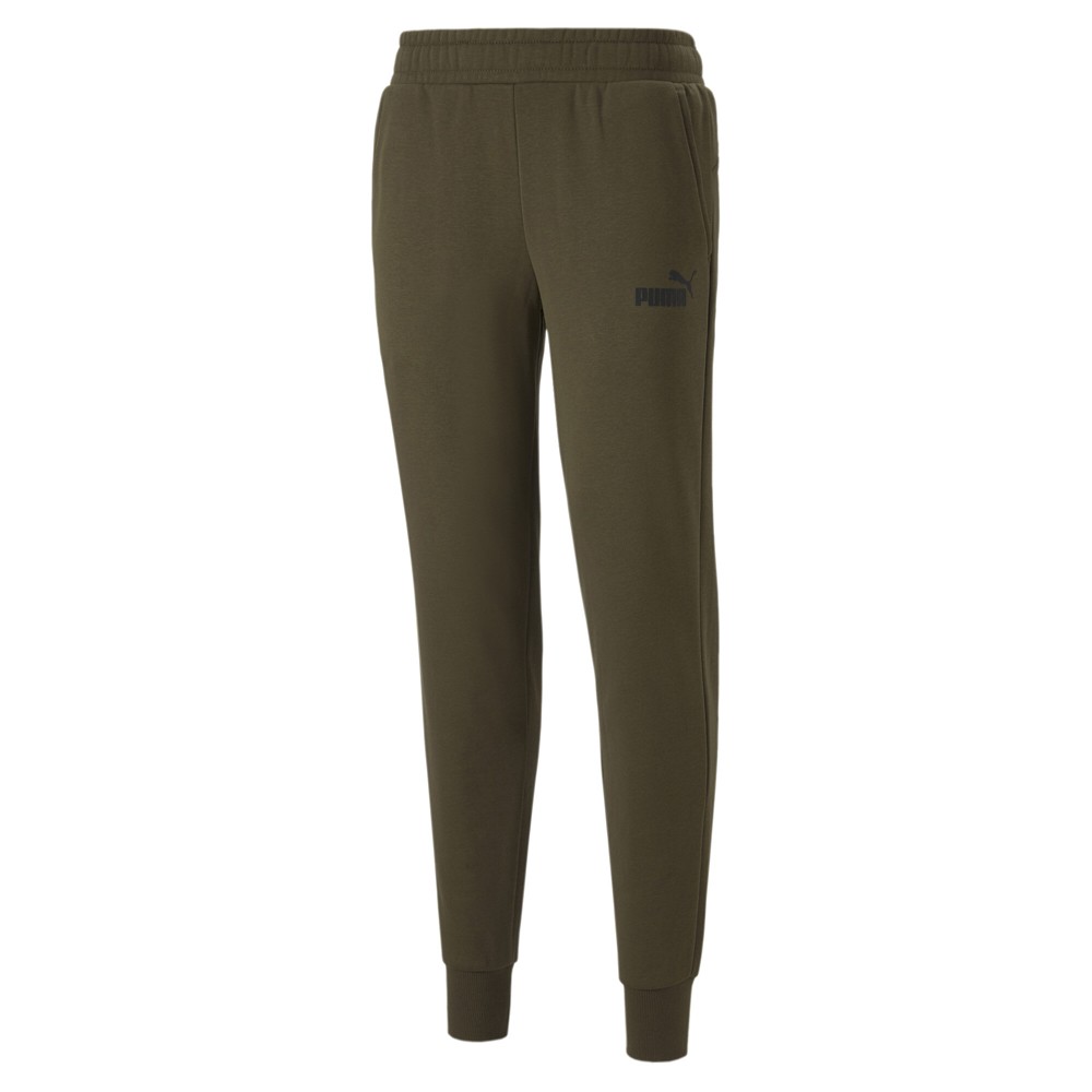 PUMA Mens Green Logo Sweatpants Casual Athletic Joggers 58671584