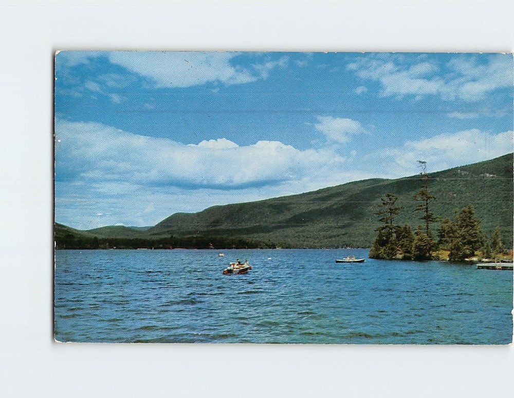 Postcard Lake Dunmore Green Mountains Vermont USA