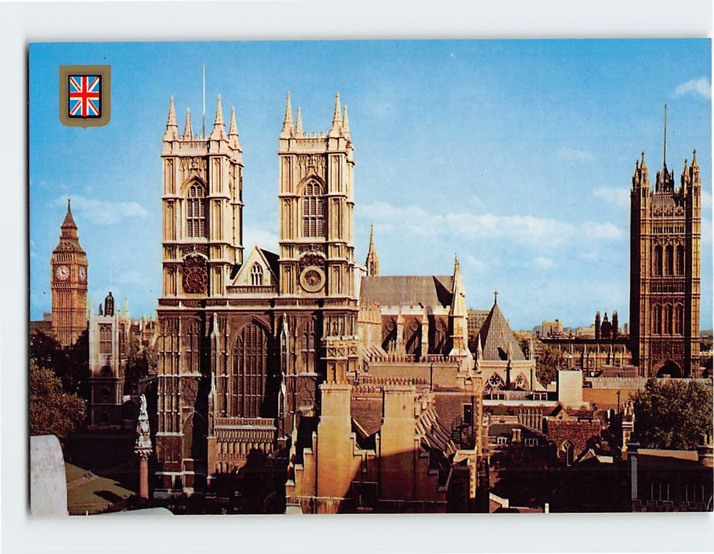 Postcard Westminster Abbey  London England