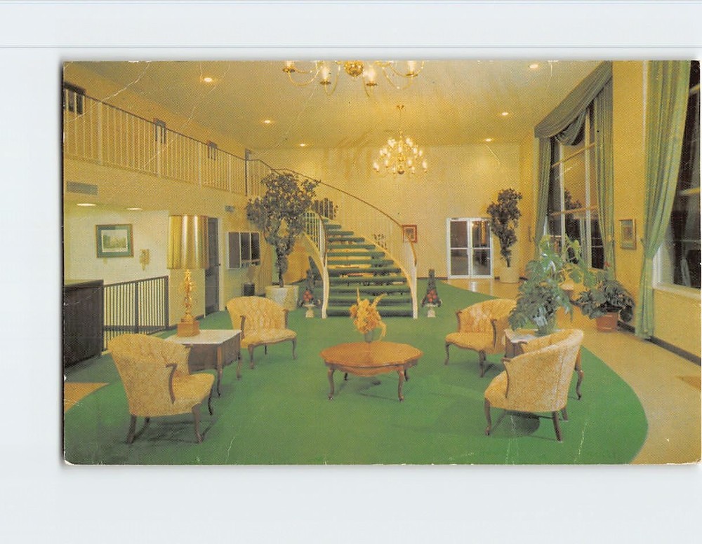Postcard Lobby Ramada Inn Memphis East Memphis Tennessee USA