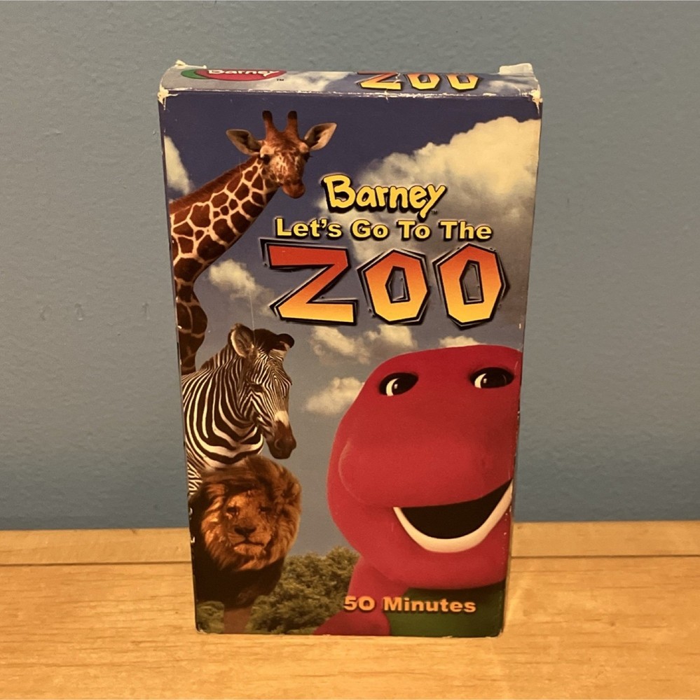 Barney: Let's Go to the Zoo VHS NTSC Full Screen Children's Family
