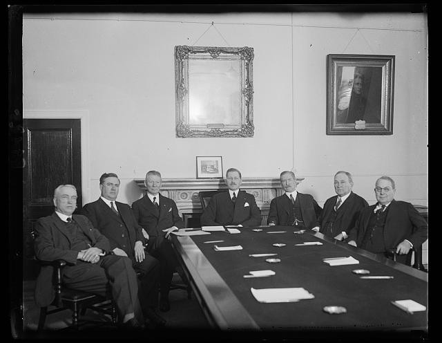 Photo:Washington DC 1931 Patrick J Hurley War Profits Commission Meeting