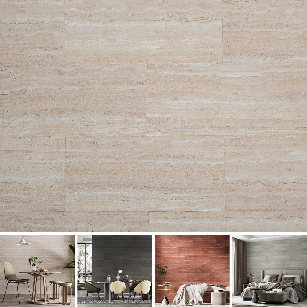 15pcs Soft Stone Wall Panels 26.46 sq ft Flexible Rock Siding for Interior & Exterior